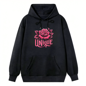 Pink Rose "UNIQUE" Hoodie