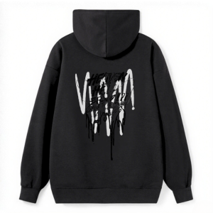 Tiger Head & Quote Graphic Hoodie